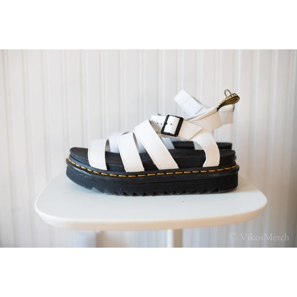 Dr. Martens Shoes - Dr. Martens BLAIRE HYDRO LEATHER STRAP SANDALS 9 Ladies